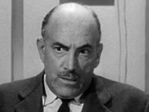Raymond Bailey as Dr Thomas Silver in The Incredible Shrinking Man