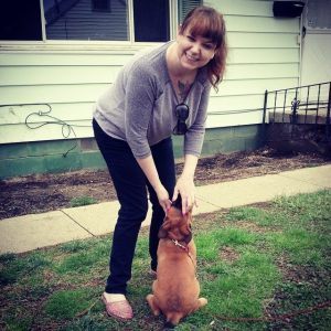 Puppies are good for making smiles.