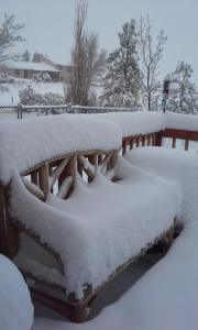 May Snow Back Yard 2015