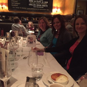 Dinner with the Wickeds and author Laura Bradford. 