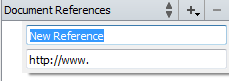 Adding An External Reference Displayed