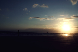 Sunset on Beach
