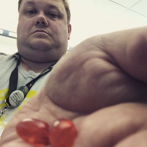 This picture makes it look like I&quot;m offering you a pill that will let you see reality as it is. Actually it&quot;s a pretentious selfie where I&quot;m holding some DayQuil. This is a metaphor. 