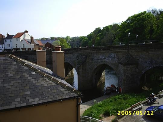 Durham: Elvet Bridge from a new parking garage.