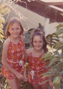 Kate and her sister Belinda