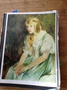 One of Kate's notebooks from The Wild Girl