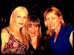 Anna Romer, Josephine Pennicott and Anna's sister Sarah who looks after her social media presence. Lucky Anna!
