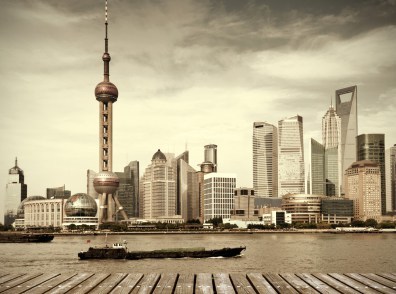 The downtown district of Shanghai. One of many locations in the story.