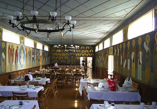 The refectory at the Monastery of St John the Baptist