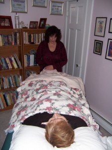 Roseanne Script grounding a client. 