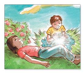 Healing energy example of children 