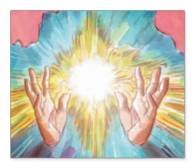 The energy ball, a first step to feeling your field