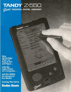 TANDY Z-550 PDA