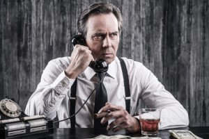 old fashioned salesman