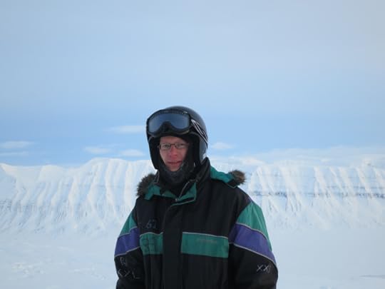 Tom Harper while researching his novel.