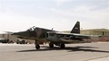 The Sukhoi Su-25 aircraft loaded with bombers at an air base in Baghdad (REUTERS/Khalid al-Mousily). 