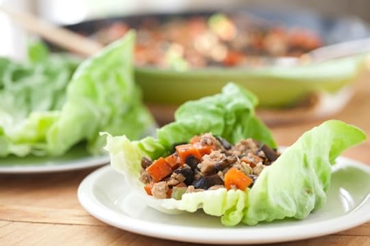 Chicken and Lettuce Cups | DeliciouslyOrganic.net #grainfree #paleo #recipe