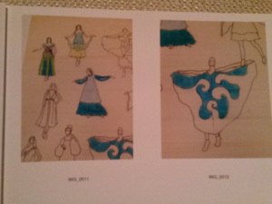 Deborah's costume designs for the Byrne Miller Dance Theatre