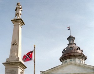 Outside South Carolina's capitol