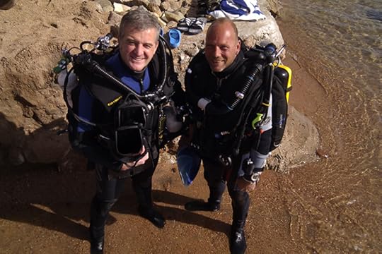 Mark Caney and Dave Griffiths in Egypt