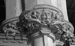 http://commons.wikimedia.org/wiki/File:Green_Man_carving.jpg