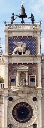 Venice lion bell tower
