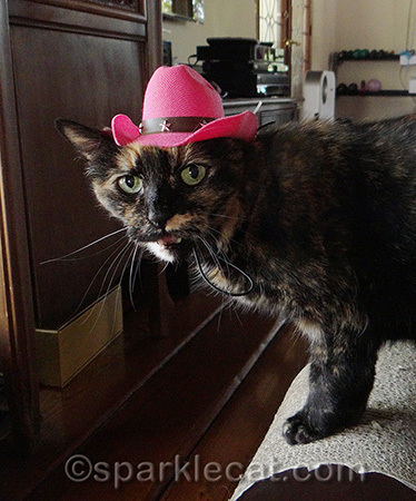 She needs a black hat