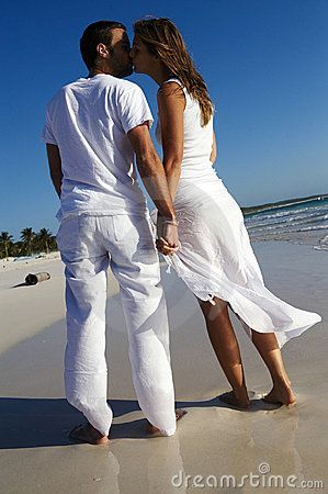 Young Affectionate Couple Kissing Tenderly Stock Photo - Image ...