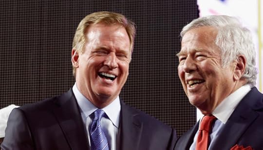 Roger Goodell and Robert Kraft in better days.