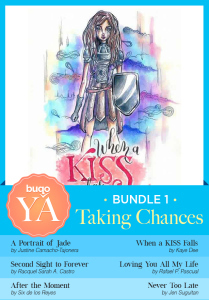 #buqoYA Bundle 1: Taking Chances | Whether looking for closure, proving their worth, or wondering what happens after a moonlit night, the characters from these stories will invite you to take a chance for love. Will they find what they’re looking for? Or will their hearts get broken? Step into their shoes and find out. 
