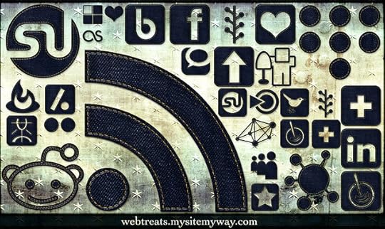 108 High Resolution Dark Denim Social Media Icons from Flickr via Wylio