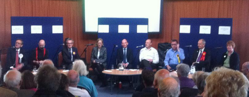 All nine Truro and Falmouth candidates at a hustings