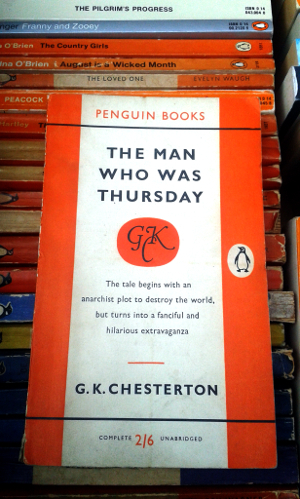The Man Who Was Thursday by G K Chesterton; Penguin Paperback 95; 1954 edition