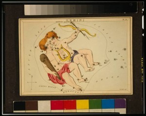 Gemini. Etching by Sidney Hall, 1825. Prints and Photographs Division. 