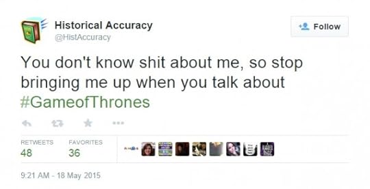 historical accuracy on twiter