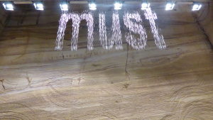 MONA: the water fountain that made words!