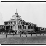 Old members clubhouse at Pimlico - oldest building in American racing, dates back to 1870. May 15, 1965. Prints and Photographs Division. 