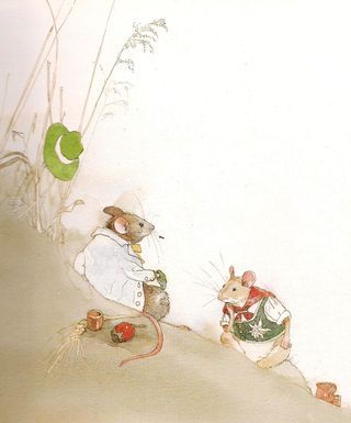 Illustration for Town Mouse & County Mouse by Lisbeth Zwerger