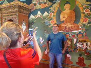 The temple isn't intended to serve a religious purpose, but rather stands as a cultural artifact.