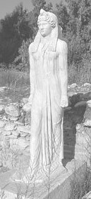 Sacred image of Isis from Brexiza, Greece, near Marathon