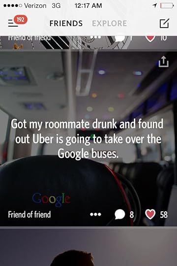 Secret - drunk roommate Uber Google buses