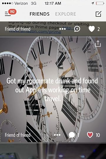 Secret - drunk roommate apple time travel