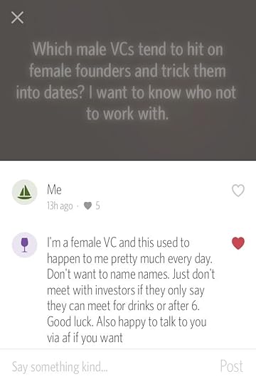 Secret - female VC trading tricks