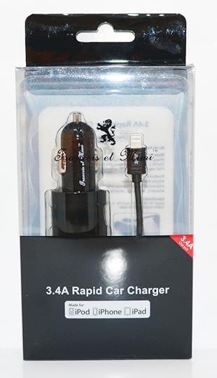 Francois et Mimi Apple Certified 3.4A Rapid Lightning Car Charger packaging.