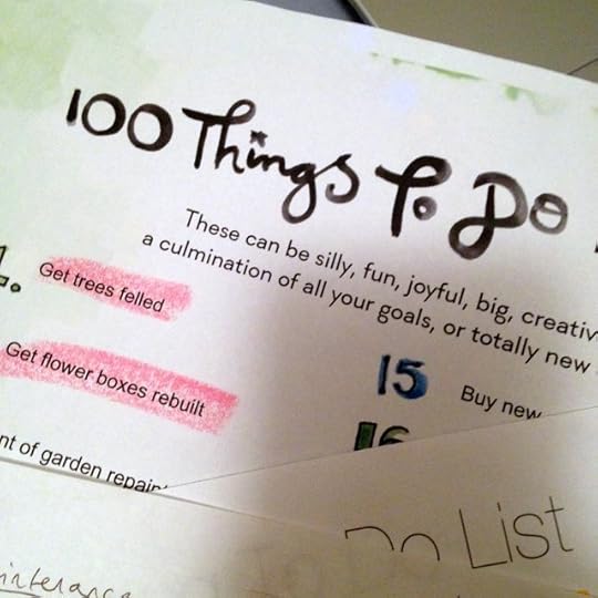 100 things to do list |www. OrganisingQueen.com