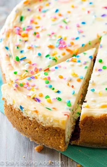 Funfetti Cheesecake on sallysbakingaddiction.com. Doesn't get much better than this! 