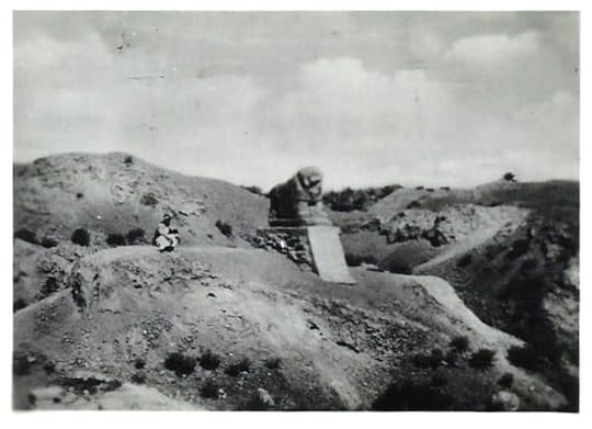 The Lion of Babylon in the ancient city of Babylon, November 1942
