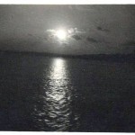 'Bagdad, Tigris w nocy' - Baghdad, River Tigris at night