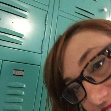 Me with my old locker. Yes, I remember my locker number; no, I won't remember the conversation we had ten minutes ago.