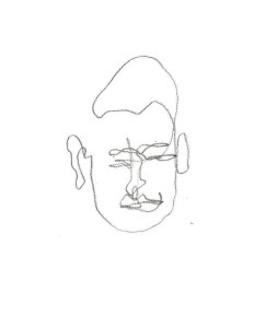 blind drawing copy